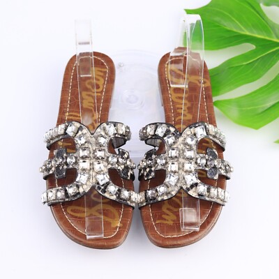 Ladies Sandals Large Rhinestone Sandals Sam Edelman Womens Bays