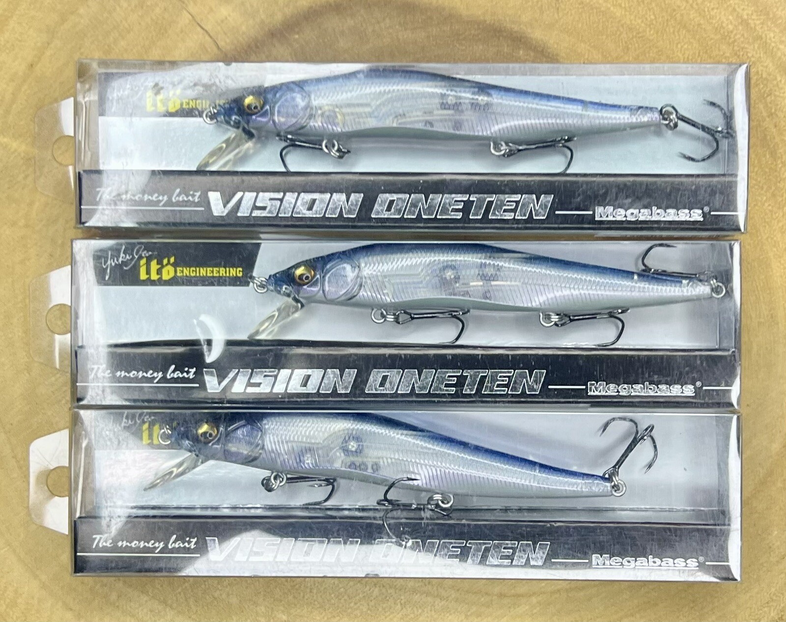 Megabass (Lot Of 3) Vision OneTen Suspending Jerkbaits, Brand New! Free Shipping - Image 6