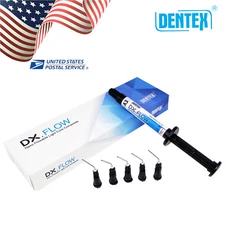 Dentex Dental Flujo medio de resina compuesta curado por luz fluida A3 3g/Syring