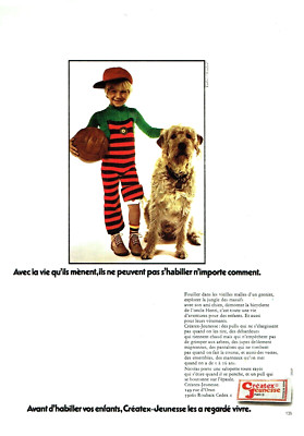 advertising 0523 1972 children's clothing Créatex-Jeunesse