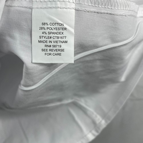 NY Collection Dress Shirt Womens size Small Petite White Long Slv Button Dwn New - Picture 4 of 6