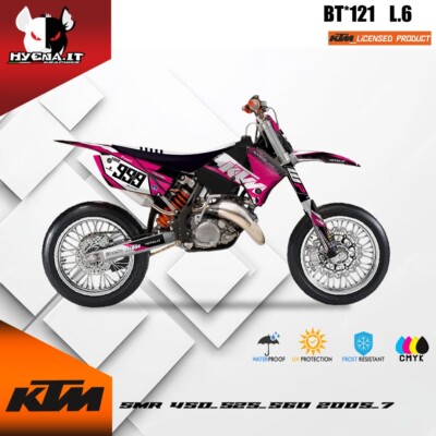 Hochglanz Grafik Kit für KTM SMR 450-525-560 2005-7