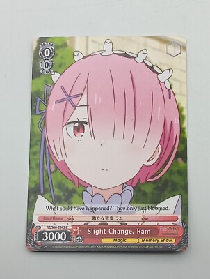 Weiß Schwarz Re:Zero Einzelkarte Ram NM