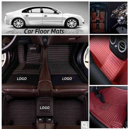For Hummer Car Floor Mats Luxury Carpets Auto Waterproof Cargo Rugs Custom Boots - Foto 8 di 34