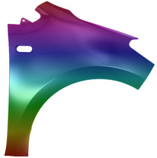 VW UP Seat Mii Skoda Citigo Kotflügel rechts in Wunschfarbe lackiert NEU