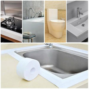 Details About Kalaixing Tub And Wall Caulk Strip Waterproof Self Adhesive Decorative White