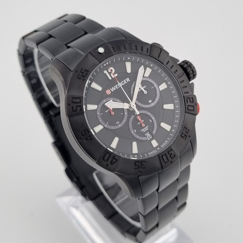 Wenger 01.0643.121 Seaforce diver-Chronograph Mens Swiss Watch Quartz 43mm 20ATM - Picture 13 of 24