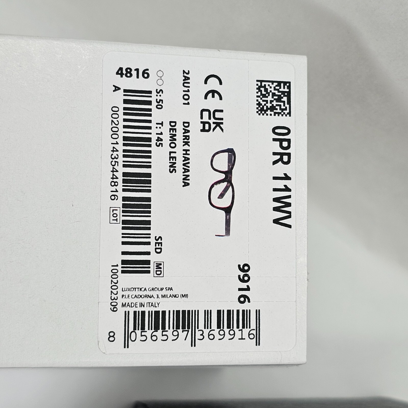 Prada Sunglasses Brown Tortoiseshell Thick Rims P… - image 4