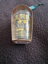 Starbucks Coffee 2022 California Glass Christmas Ornament Been There Gold Series