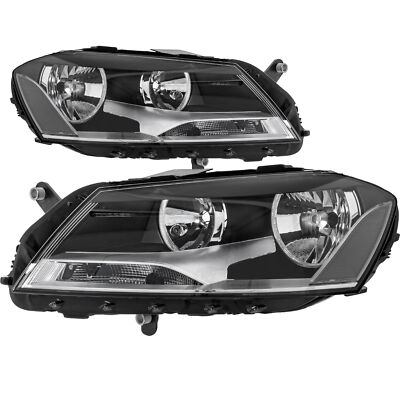 Halogen Scheinwerfer Set für VW PASSAT (36) Bj. 08/10- H7/H7 mit Motor 1328139