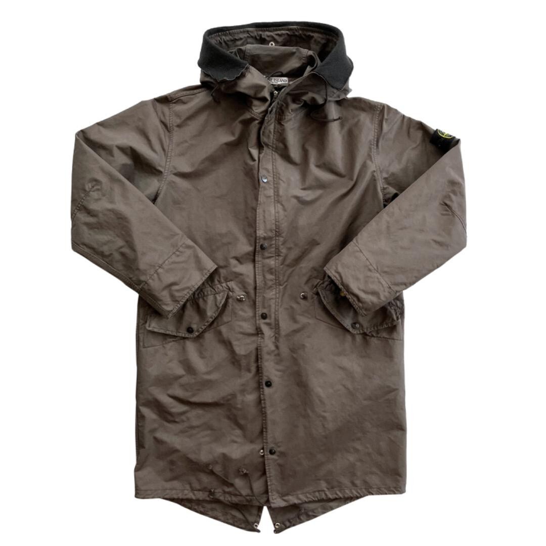 Stone Island Mod Coat Nylon Blend Waterproof Ten C 2007 A/W S US