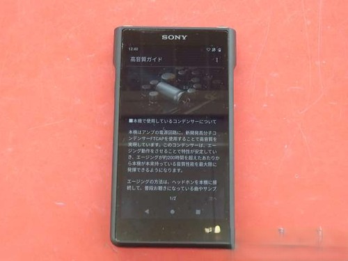 Sony NW-WM1AM2 Hi-Res 128GB Walkman Digital Music Player Bundle w/case Good Used - Picture 3 of 6