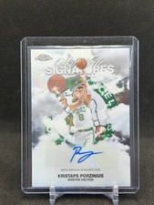 2025 Topps Chrome Sky-Write Signatures Kristaps Porzingis #SWS-KP Refractor