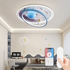 LED Kinder Deckenlampe Modernes Design Mond Astronaut Deckenleuchte  Wohnzimmer