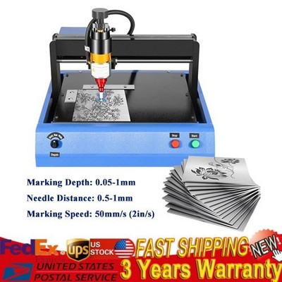 400W Electric Metal Marking Engraving Machine for Steel Plate Dog Tag Nameplate