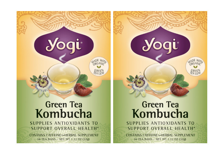 S Green Tea Kombucha 16 Bags (2 Pack)