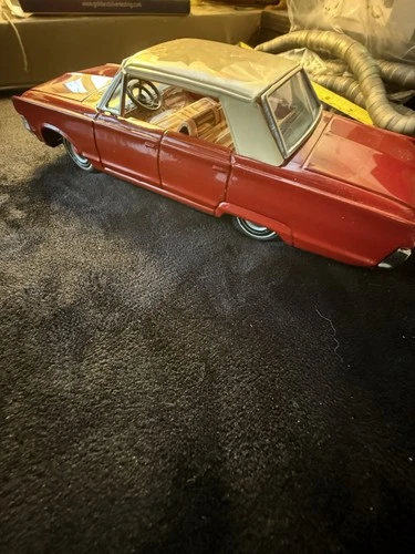 1964 Chrysler 10 Car Friction Bandai Made In Japan Red Great Shape