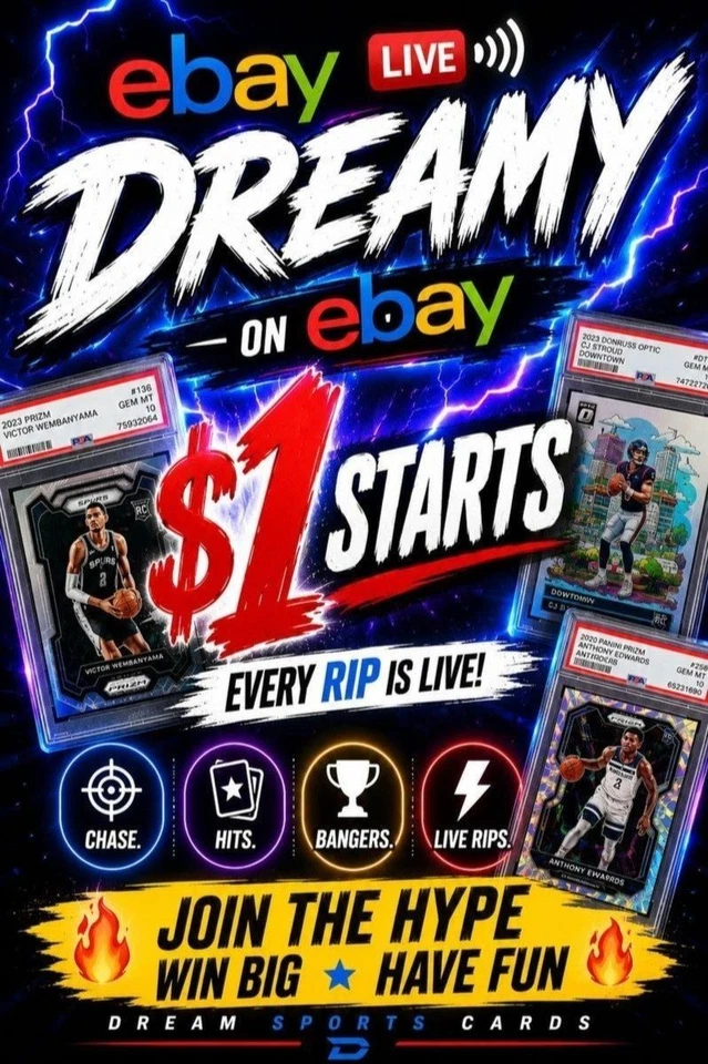 👉$1 Starts with DREAMY on eBay 🔥