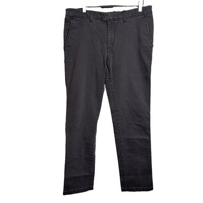 Brax Feel Good Men's Gray Chino Pants 35x31 Regular Flat Front Casual Workwear