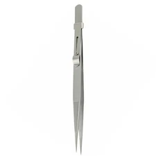 Pointed Tip Straight Vinyl Tweezer Tool for Headshell Cartridge With Slot Lock