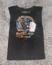 Vintage Harley Davidson 3D Emblem T Shirt