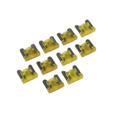 50 Lot 20A Amp ATM Low Profile Fuse Mini Micro Blade Circuit 2 Leg GM Car Audio