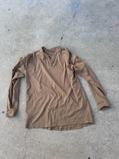 Velocity Systems Boss Rugby Shirt Tan Long Sleeve Medium