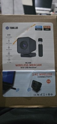 TOALLIN WL168 Wireless Full HD 1080p Webcam für Streaming und Gaming PC