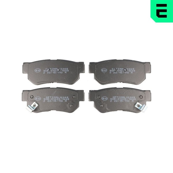 NEU - Optimal BP-12268 Bremsbelagsatz, Scheibenbremse FüR Hyundai KIA-image