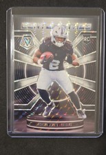 2025 Panini Mosaic - Center Stage Mosaic Ashton Jeanty #11 White Prizm /25 (RC)