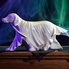 Cracker Barrel Halloween 18  GHOST DOG!
