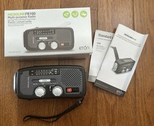 Eton Microlink FR160 Multi-purpose Handheld Radio Solar Power  USB Charger NEW