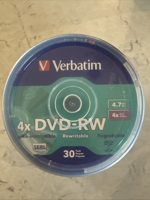 Verbatim DVD-RW Rewritable Disc DISC, DVD-RW, 2X, 30PK, SR