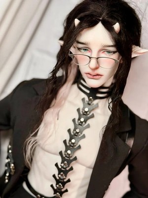 Handmade 1/3 Male BJD Doll Uncle Man Boy Face Make up + Eyes Resin Toy Xmas Gift