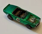1970 Hot Wheels All Original Redline SPOILERS Light MY Firebird Green #9 HK