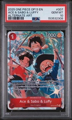 2025 ONE PIECE OP13-CARRYING ON HIS WILL ALTERNATE ART ACE & SABO