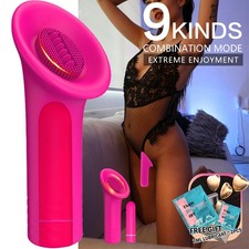 Licking-Tongue-Vibrator-Nipple-Clit-Women-Rechargeable-Toys-use Lubricant