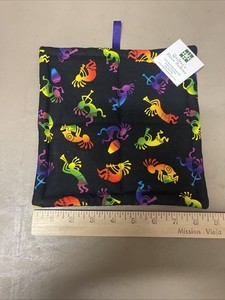Potholder Kokopeli Multicolored 8 1/2 X 8 1/2