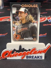 2024 Topps Series 1 Golden Mirror Image Variation SSP Dean Kremer #336 AD