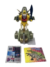 TRICERATOPS ROBOT DINOSAUR 2 PREHISTORY ANIMAL BOOTLEG KO NO SLAG TRANSFORMERS