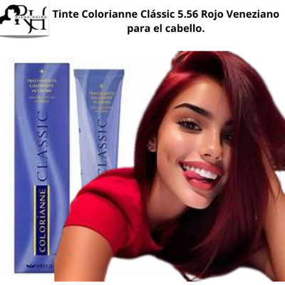 Tinte Colorianne Clássic Color 5.56 Rojo Veneziano para el cabello.