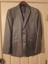 Kenneth Cole Reaction Techni-Cole Men's Three Piece Suit Gray