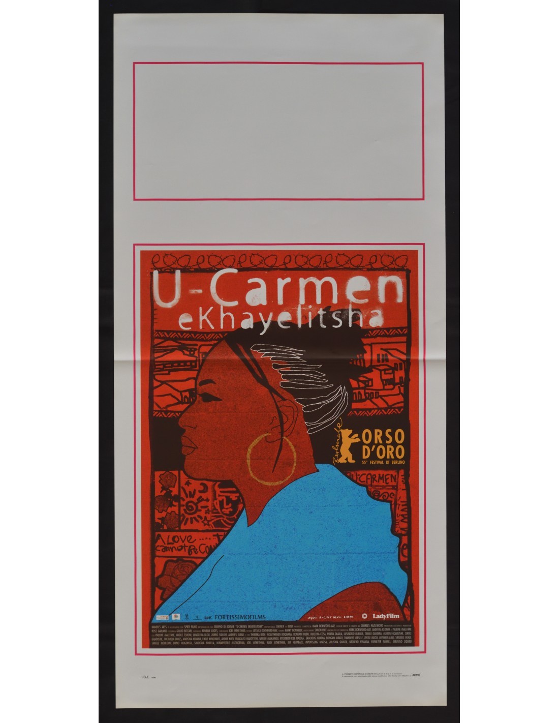 Locandina originale film U-Carmen (2005) - Regia di Mark Dornford-May