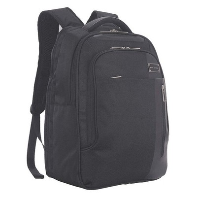 ECO STYLE ETEX-BP15-CF Laptop Bag,Black,18 1/2'' H 45TT84