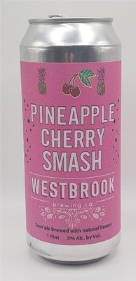 Craft Beer Can Westbrook Brewing Pineapple Cherry Smash Sour Ale
