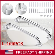 12/15'' Stainless Steel Grab Bar Bathroom Safety Handicap Shower Handle SupporT