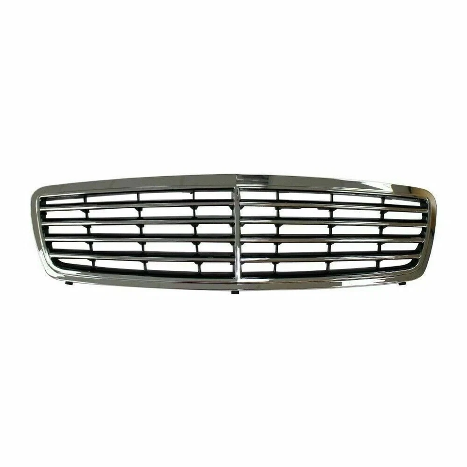 For 2005-2007 New Front Chrome & Black Grille Fits Mercedes-Benz C230 Plastic Foto 2 de 3