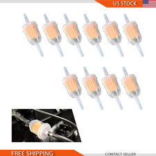 Ypoyney10 10 Pcs 14 Inch And 516 Inch Inline Clear Gas Fuel Filtersize 10 Pcs