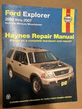 Haynes Car Repair Manual 36025 2002-2007 Ford Explorer