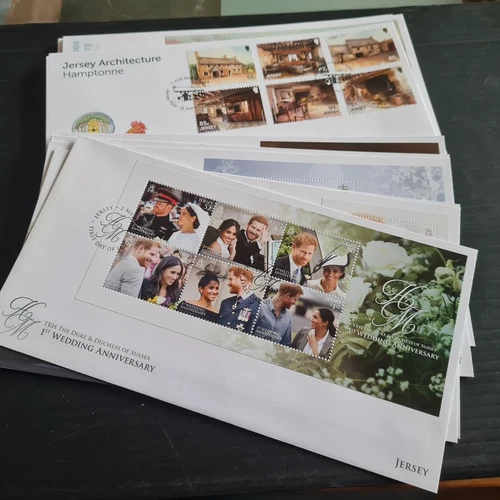 JERSEY 2019-2024 138 FIRST DAY COVERS